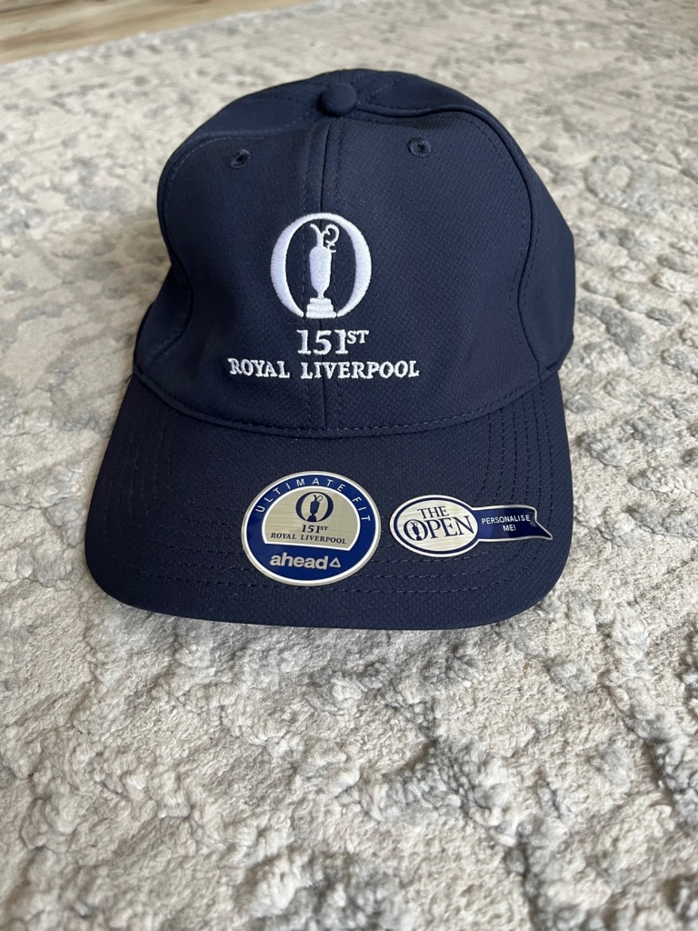 Ahead 'The Open' 151st Royal Liverpool Men's Navy Golf Cap